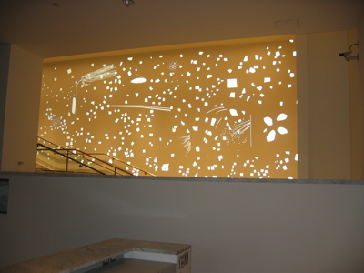 Detail of installation by Monique van Genderen